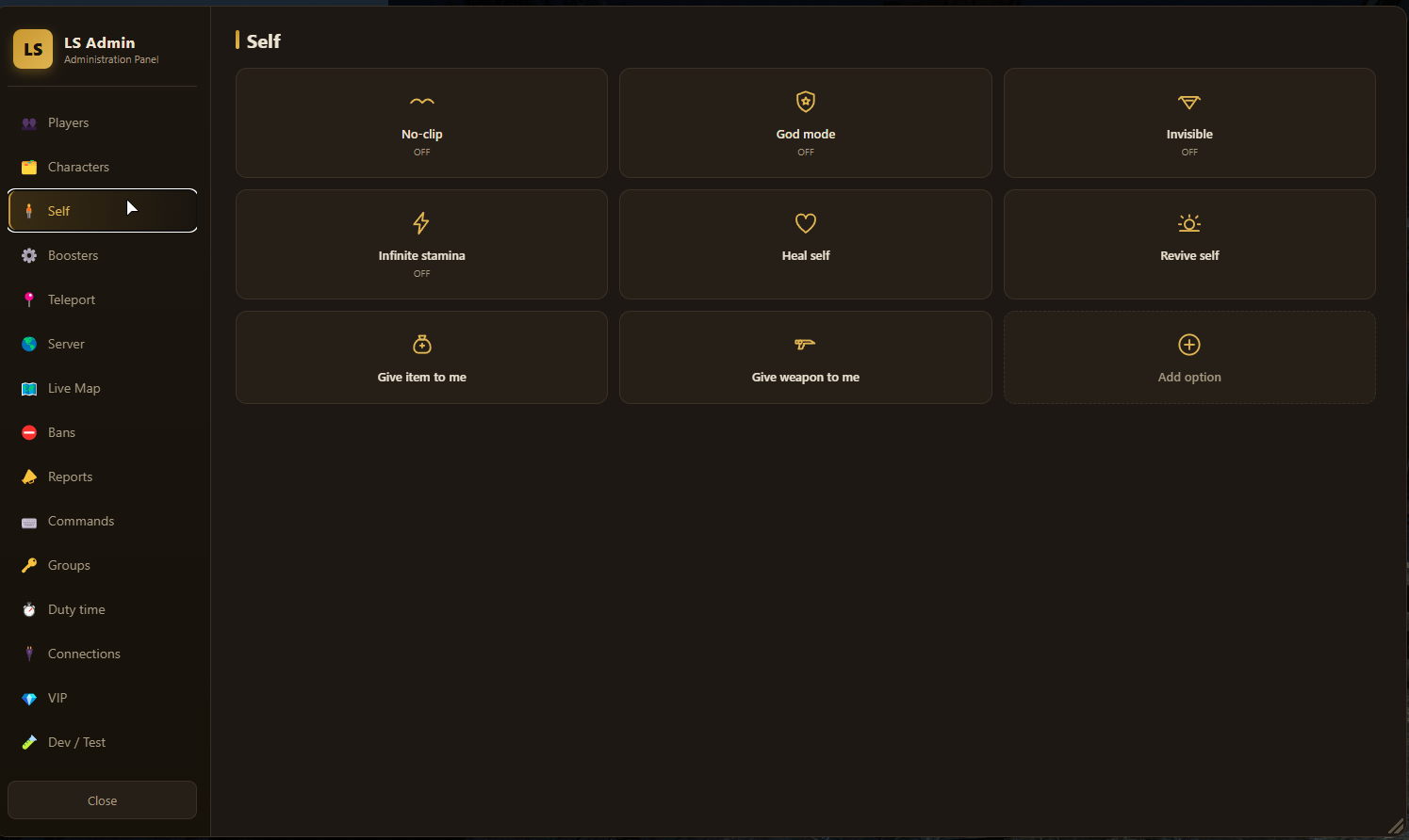 LS_admin — Complete Staff & Admin Panel (VORP)