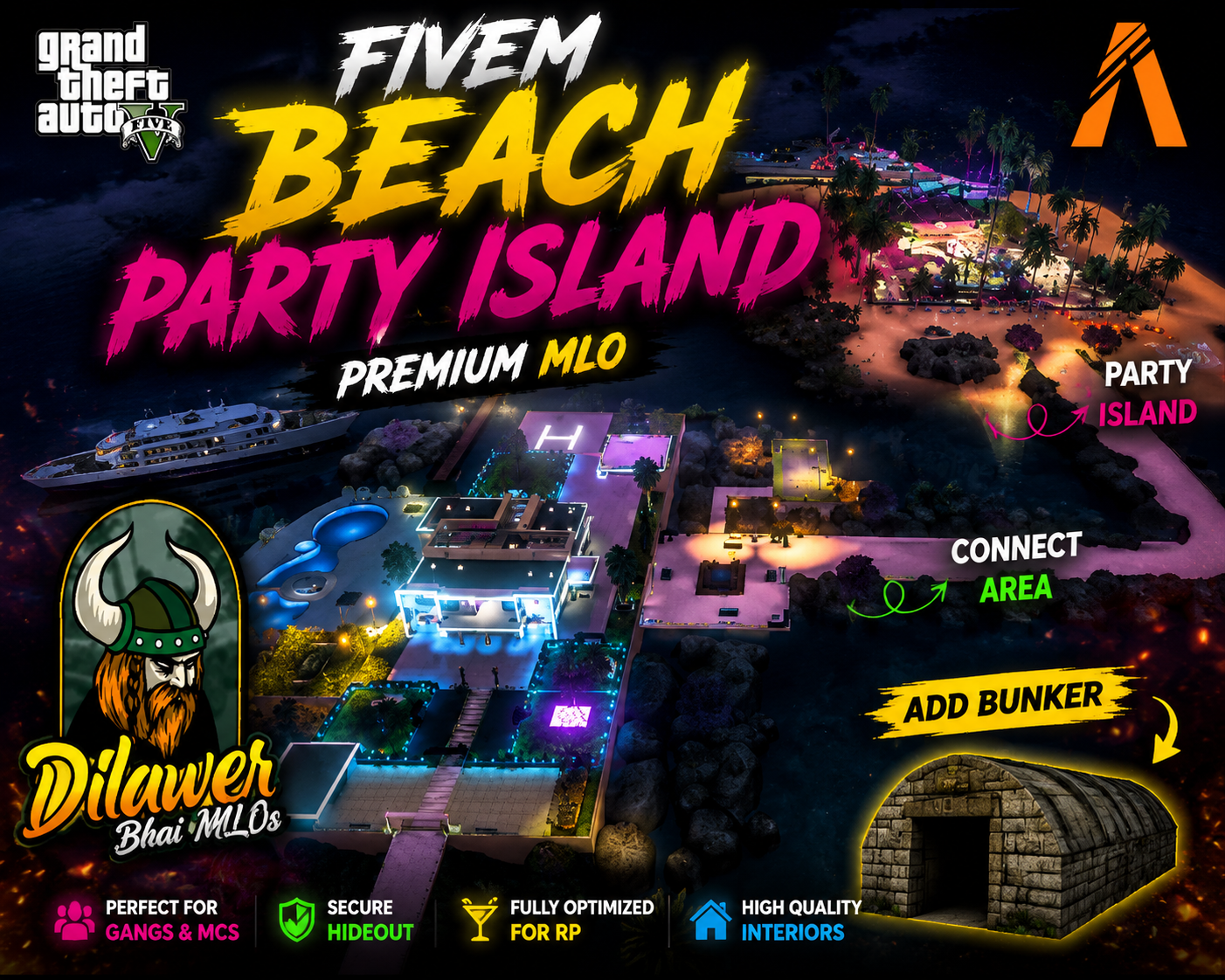 Beachmlo-party island