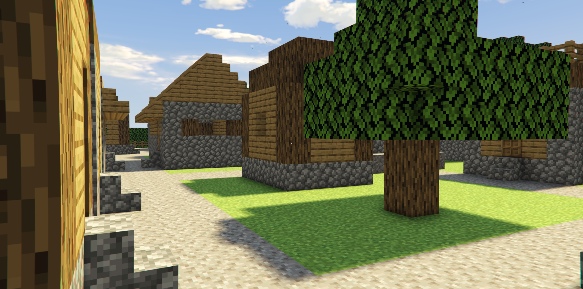 Minecraft inspired PvP Village Arena