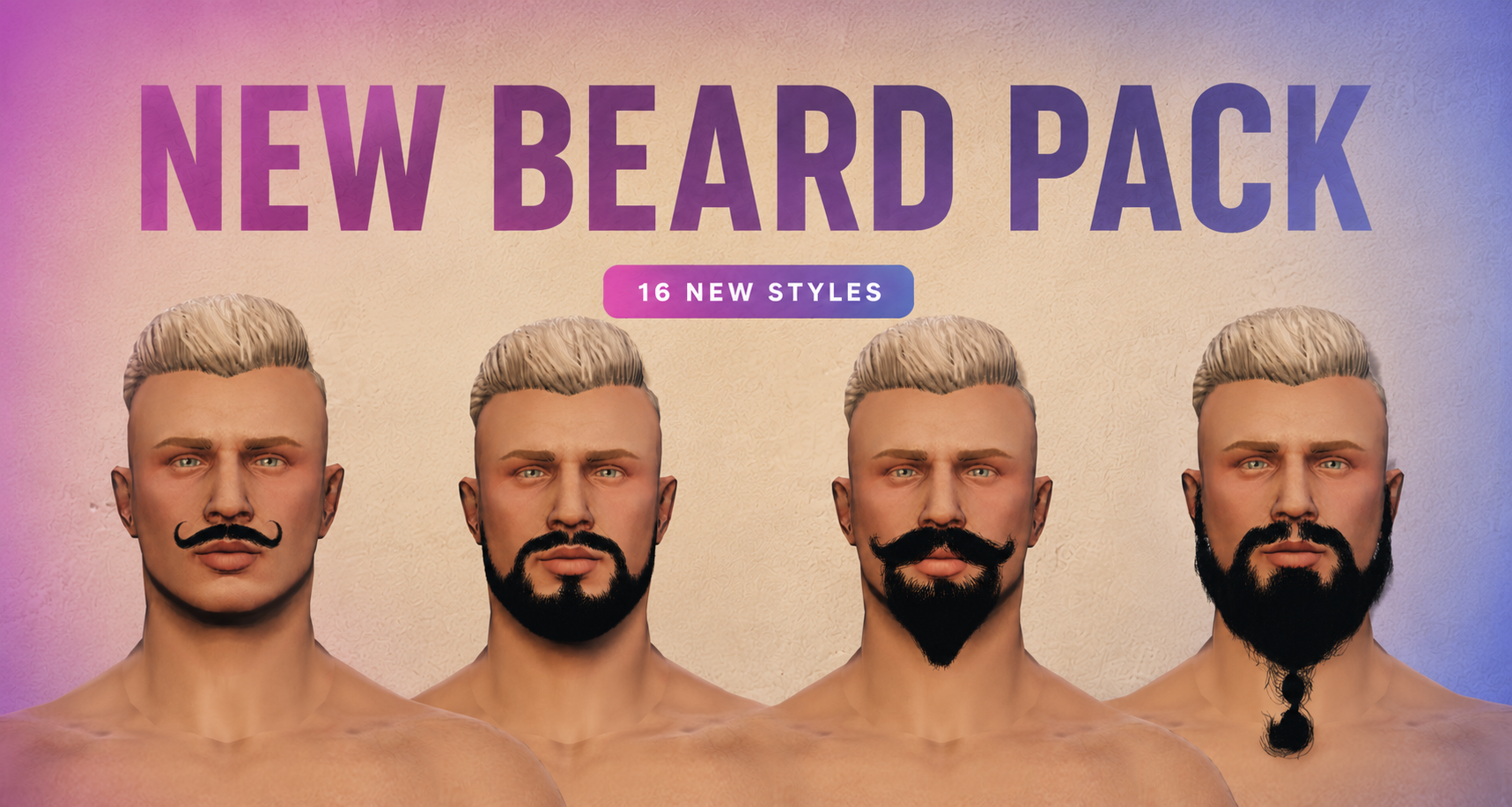 Ajna Beard & Mustache Pack - v1