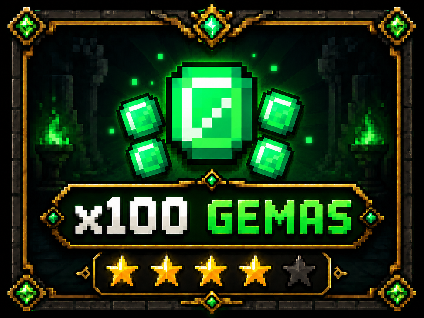 Paquete x100 Gemas