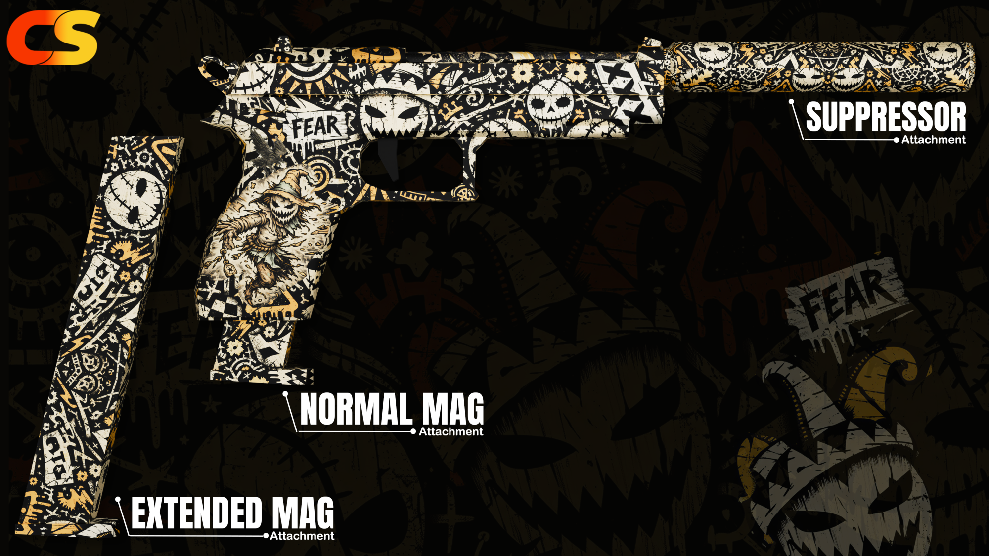 [SCARE STRIKE ( PISTOL )] OX-INVENTORY { WEAPON}
