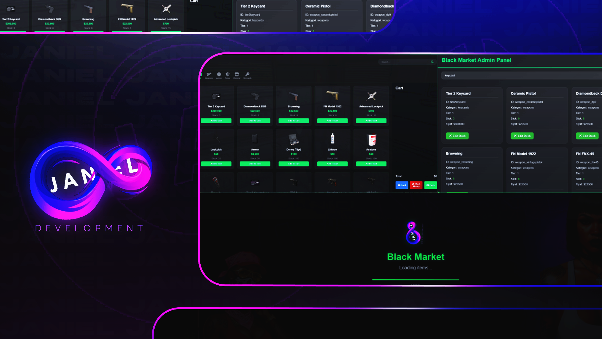 Blackmarket (Tier + Keycard)
