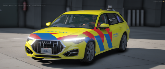 Ambulance Argento Avant