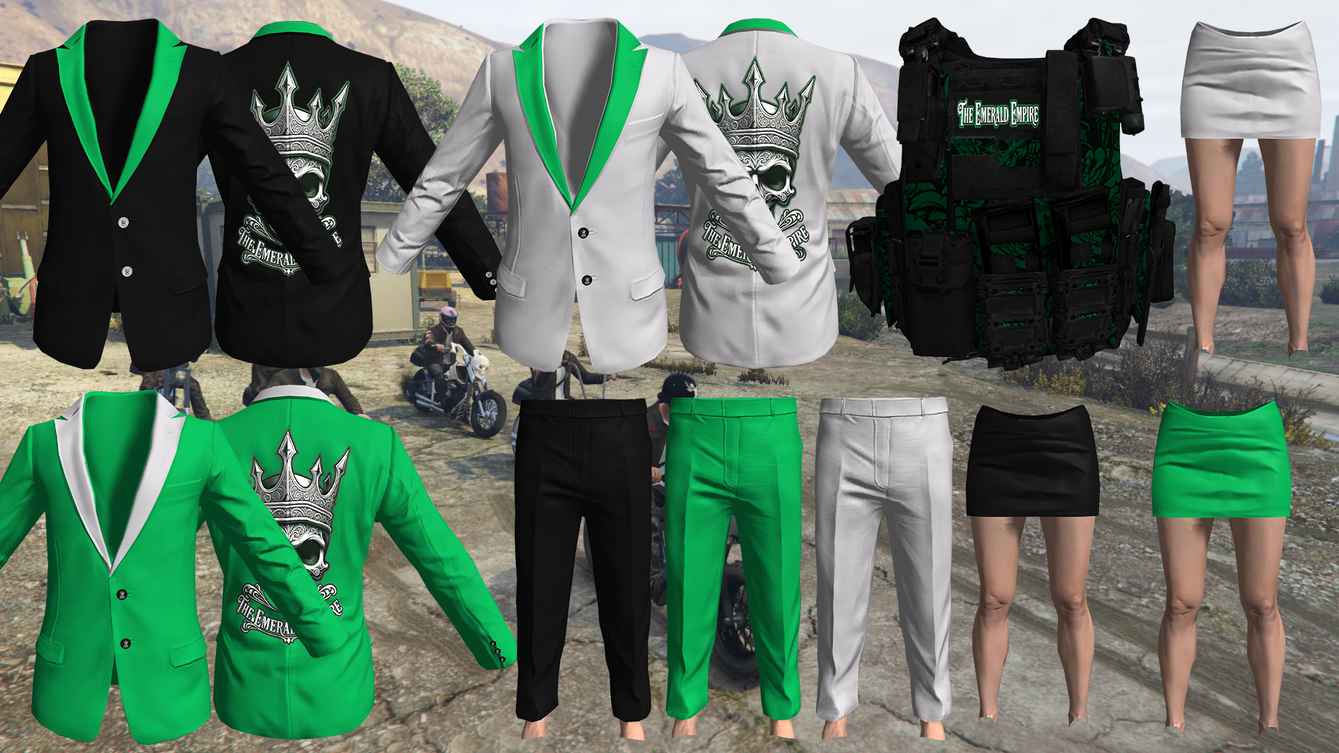 Emerald Empire Gang Uniform 2 [M+F]