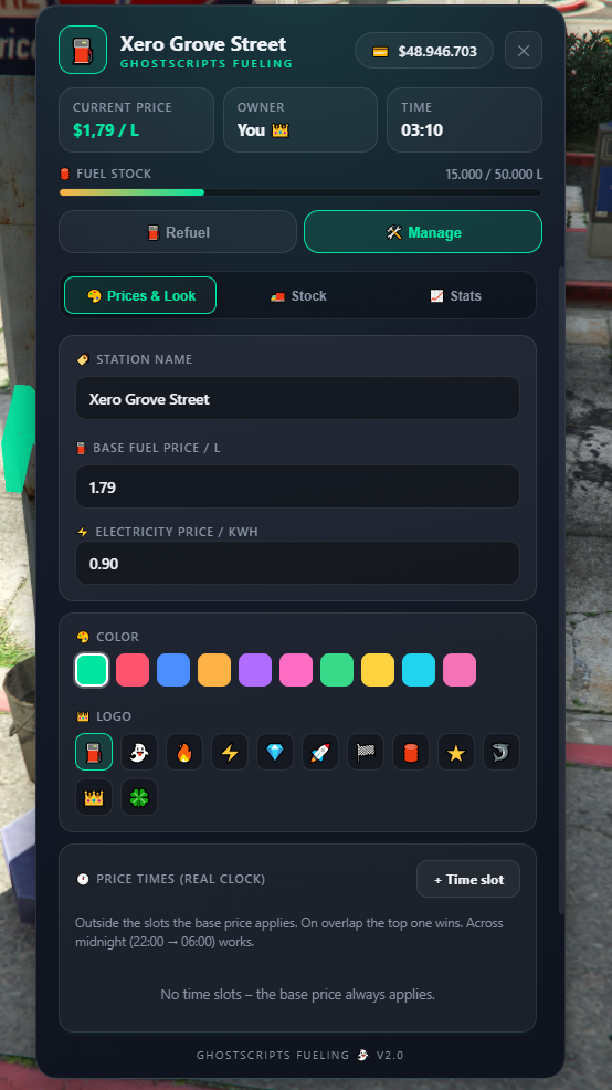 👻⛽ GHOSTSCRIPTS | FUELING SYSTEM