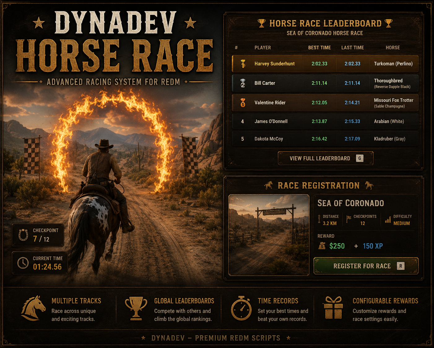 DynaDev Horse Race
