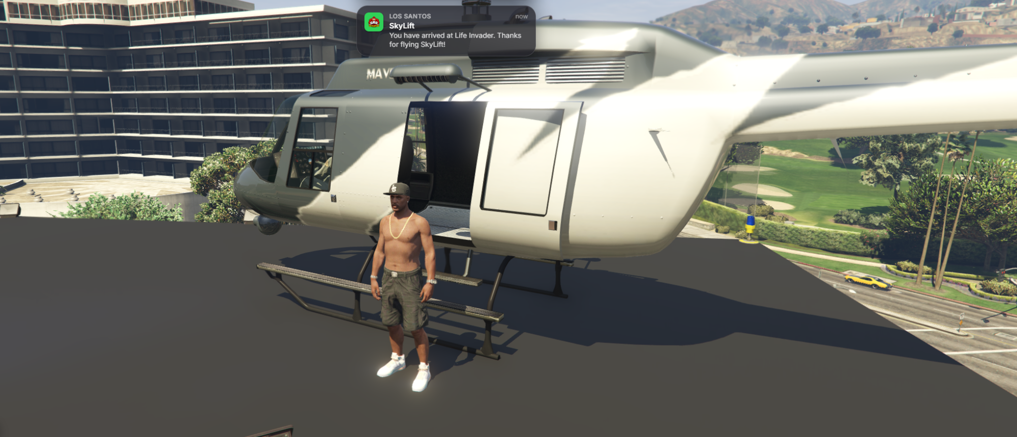 SkyLift — AI Helicopter Taxi for FiveM (Qbox)