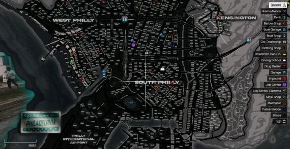 Clipz Development · Philly Minimap