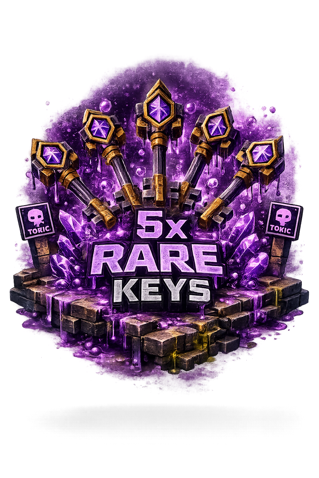 Acid Islands - Rare Key 5-pack