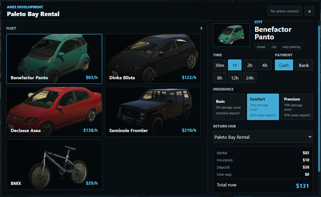 Advanced Rent a Car System | Multi Framework