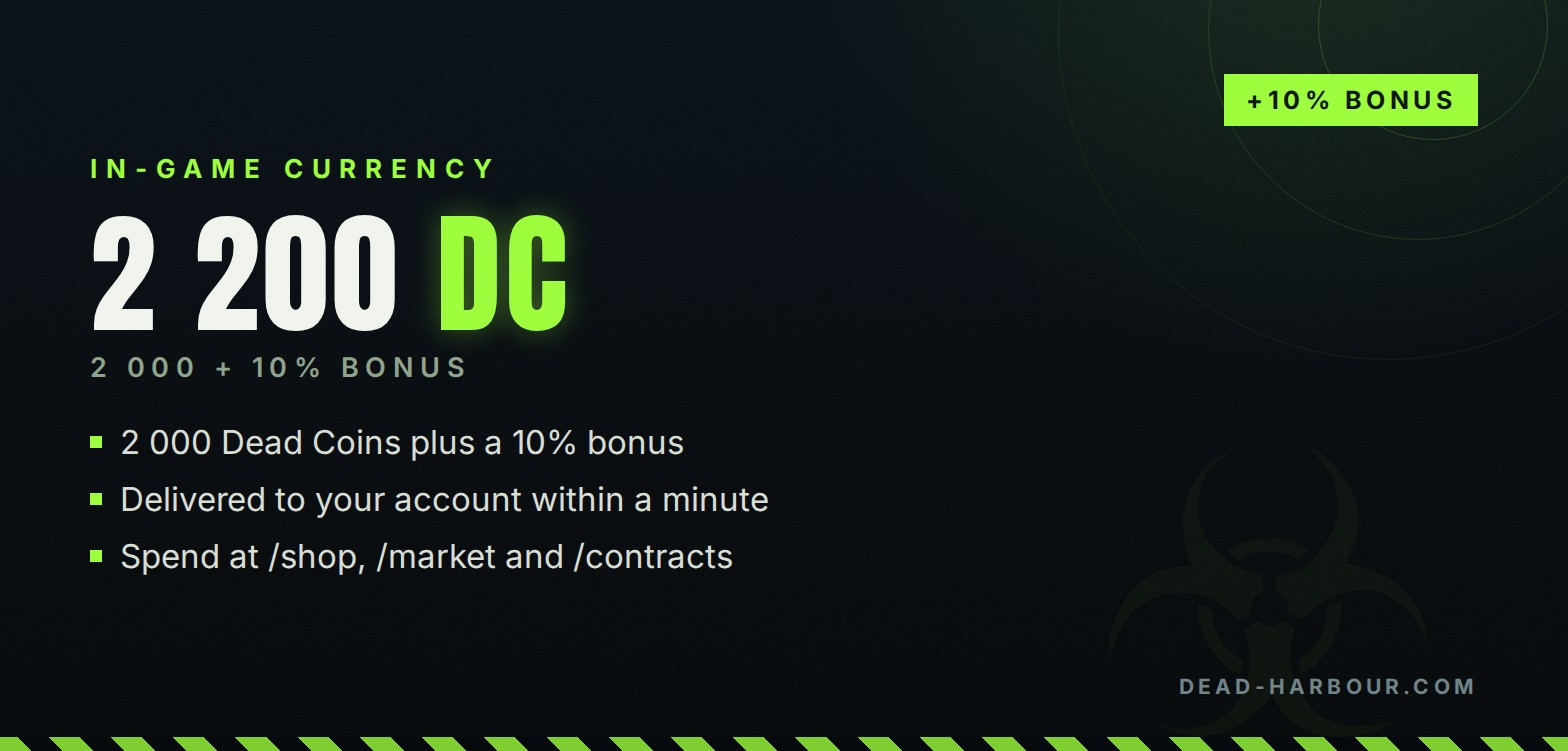 2 000 Dead Coins (+10% bonus)
