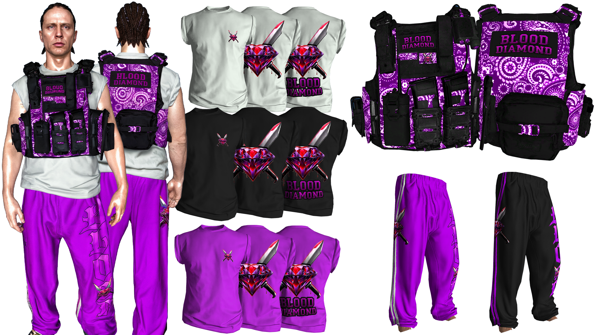 Blood Diamond Vests [M+F]