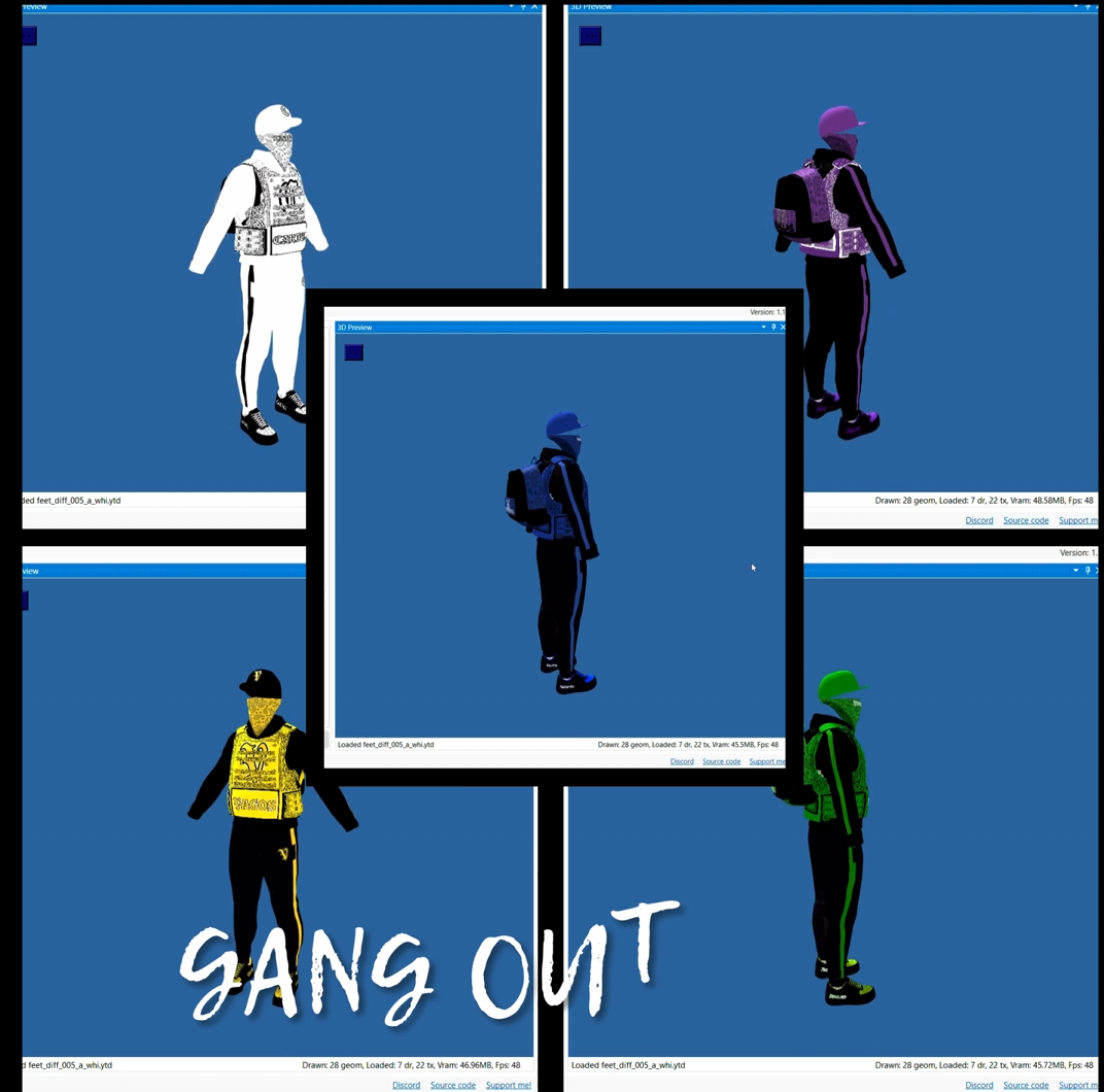 GANG CLOTHING PACK – Addon