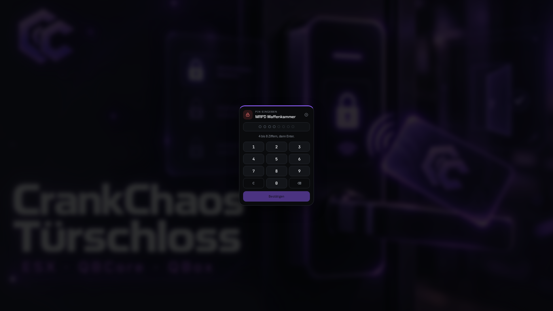 CrankChaos Türschloss – Bild 5
