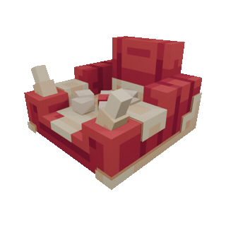 T-Rex Bed — cosmetic Furniture - Dino Cats item on the NovaVoid Cat Civilization Minecraft server