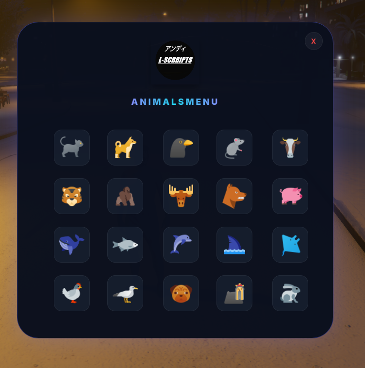 L-AnimalsMenu in QBCore