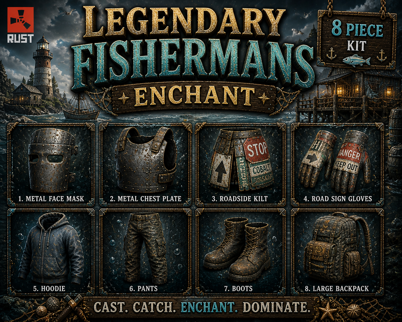 FISHERMANS - Legendary Enchanted Set