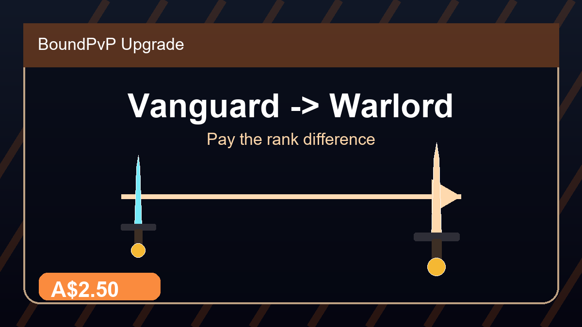 Vanguard → Warlord Upgrade