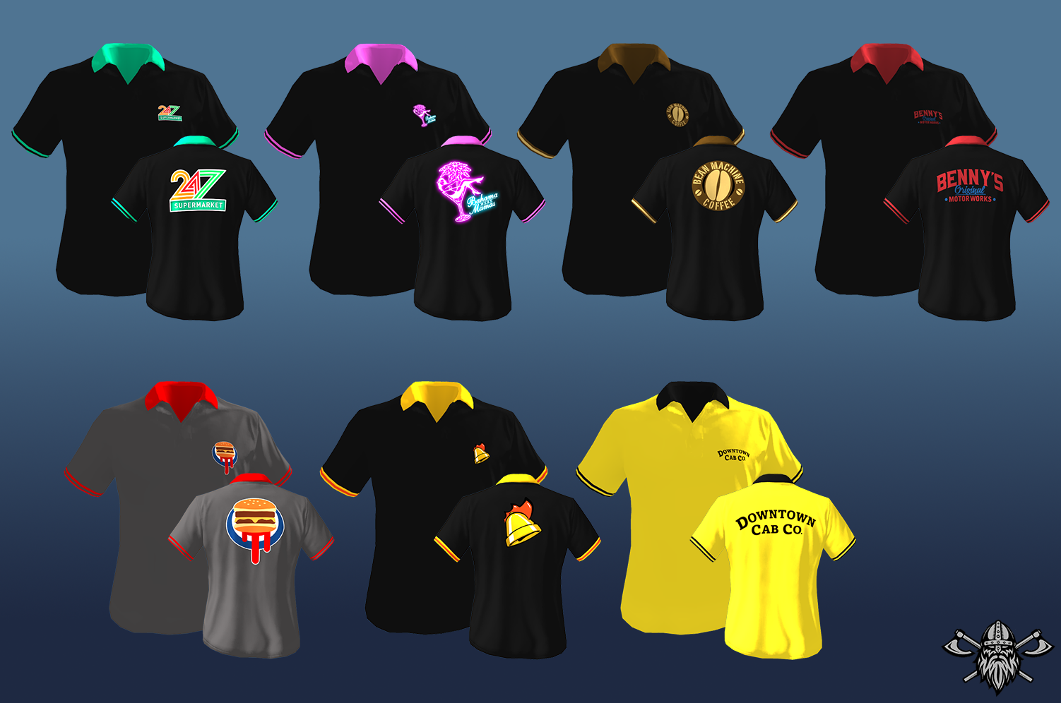 Lore-friendly Business Polo Shirts & Hats