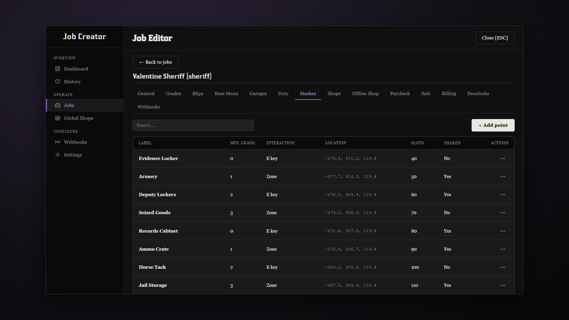 Jobs Creator [VORP]