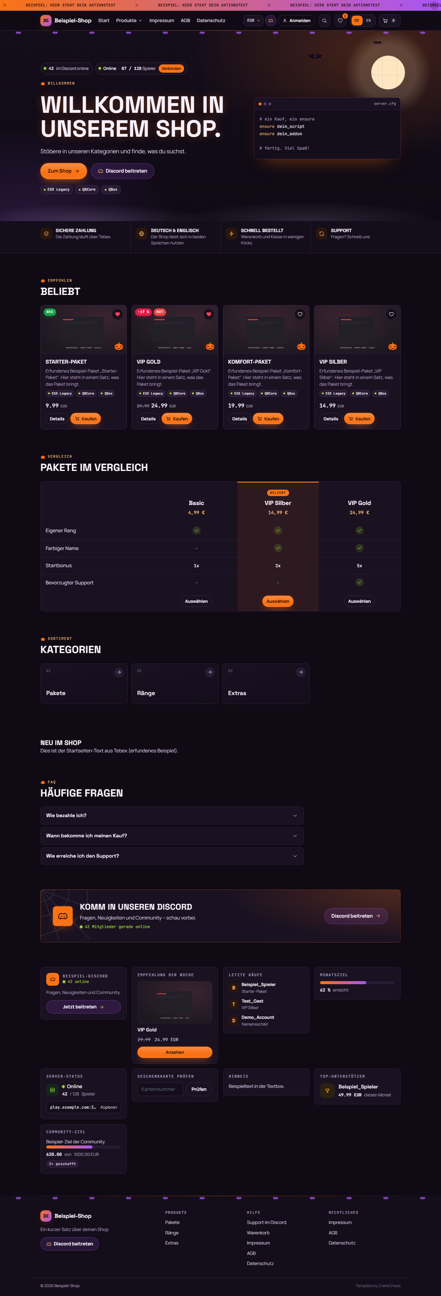 CrankChaos Tebex Template · Seasons – Bild 6