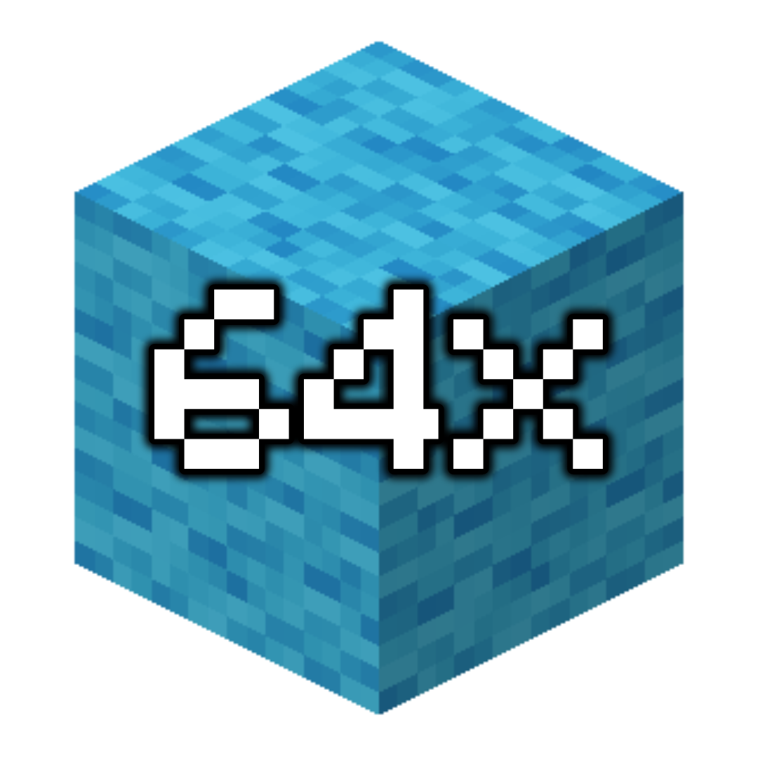 64x Light Blue Wool