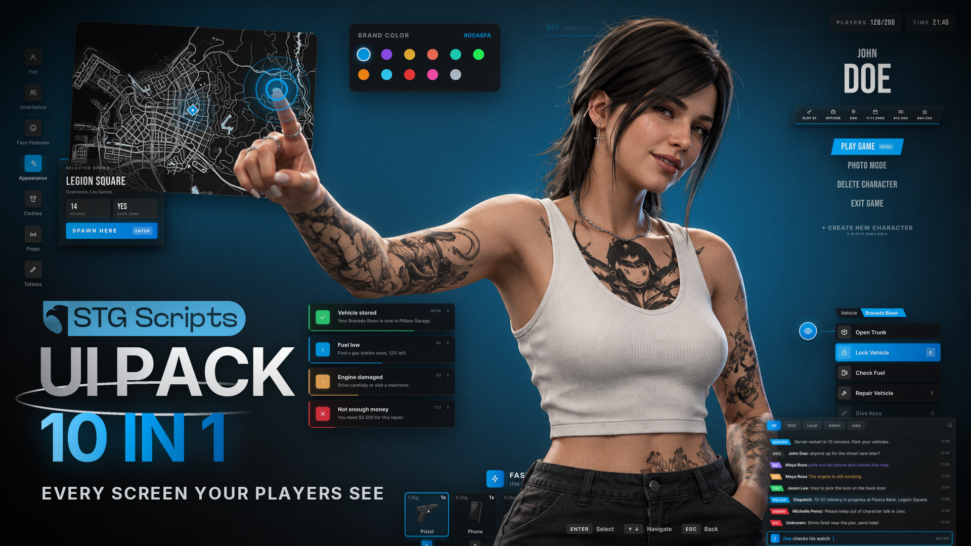 Fivem UI Pack: All in One Script