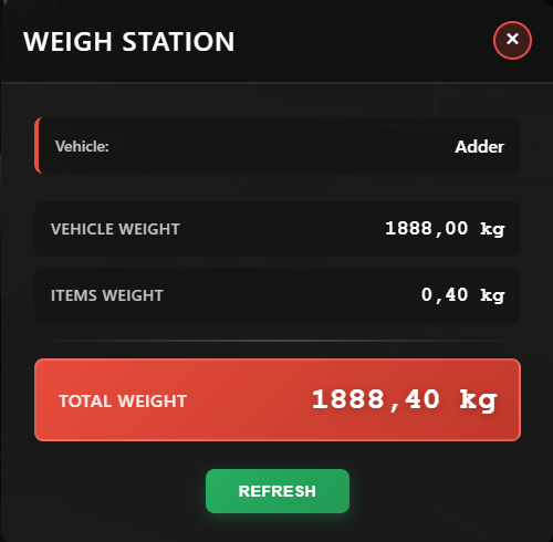 [ESX/QB ]Vehicle Weigh Station