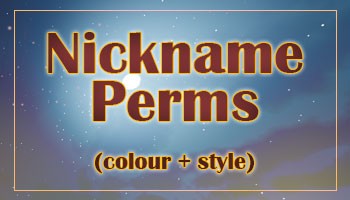 /NICK Perms (Coloured + Styled)