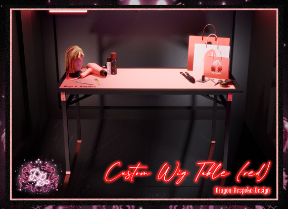 RED WIG TABLE