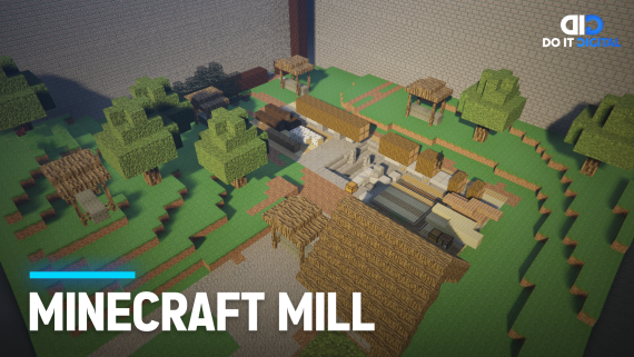 Minecraft Mill PvP Map / Arena
