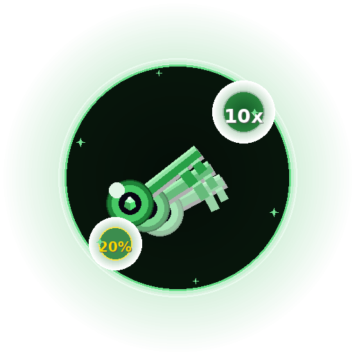 10x Uncommon Keys