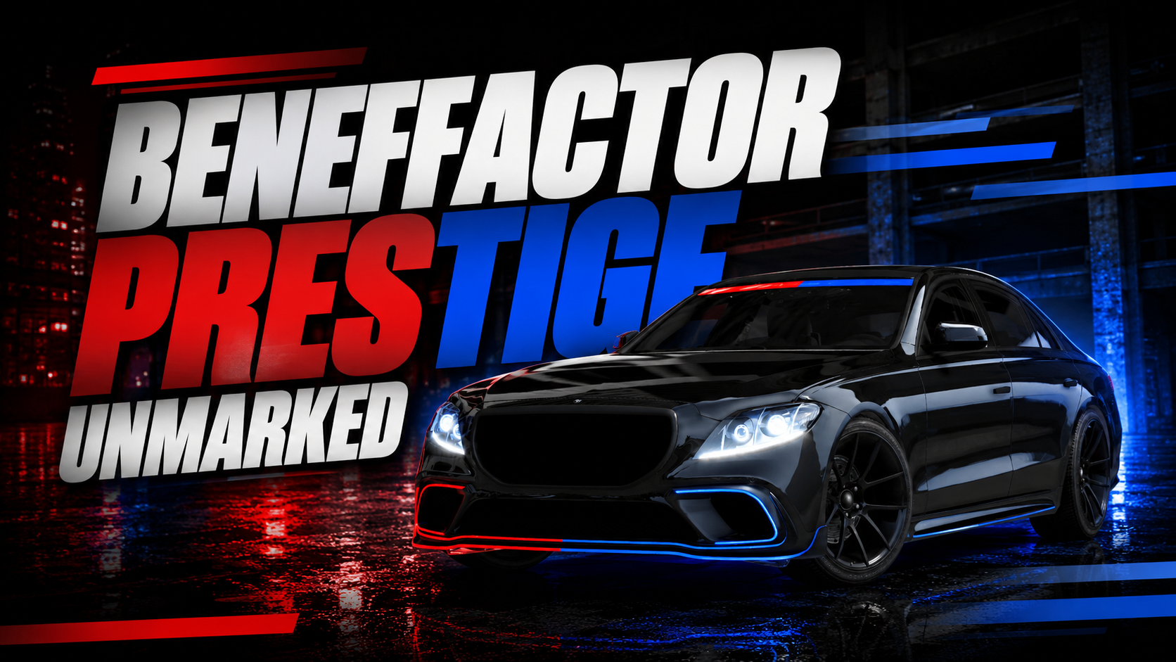 Benefactor Prestige Unmarked - FiveM Vehicle Pack - Lore-friendly GTA V Lore-Friendly for roleplay servers