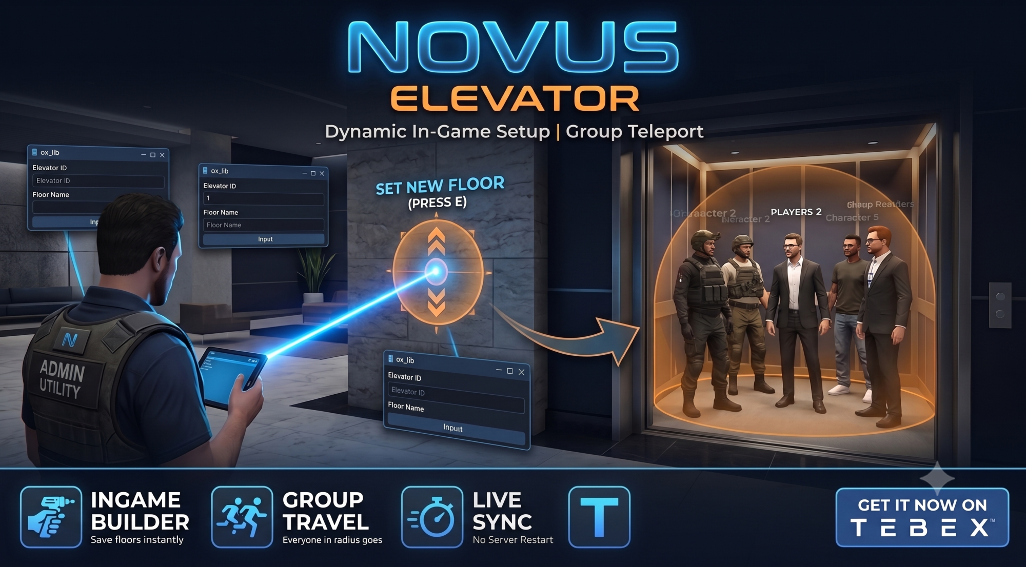 Novus Elevator - Das ultimative Aufzugs-System für deinen Server