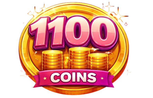 1100 coins