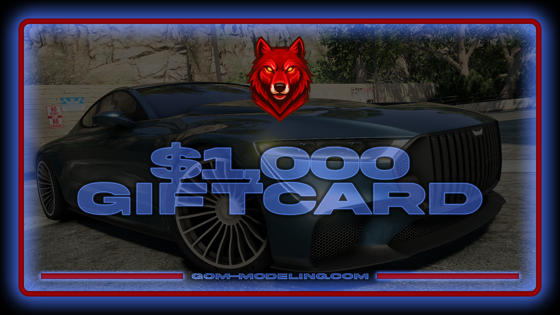 $1,000 Giftcard (Titanium Blue)