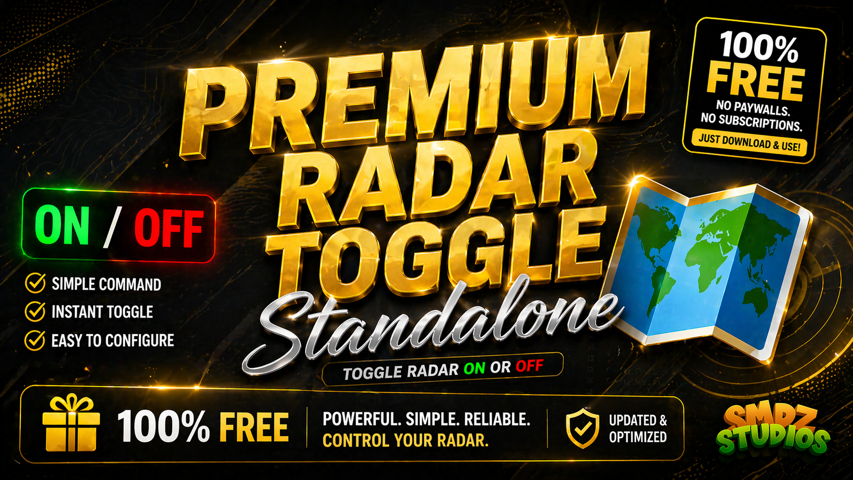 [STANDALONE] FREE Premium Radar Toggle