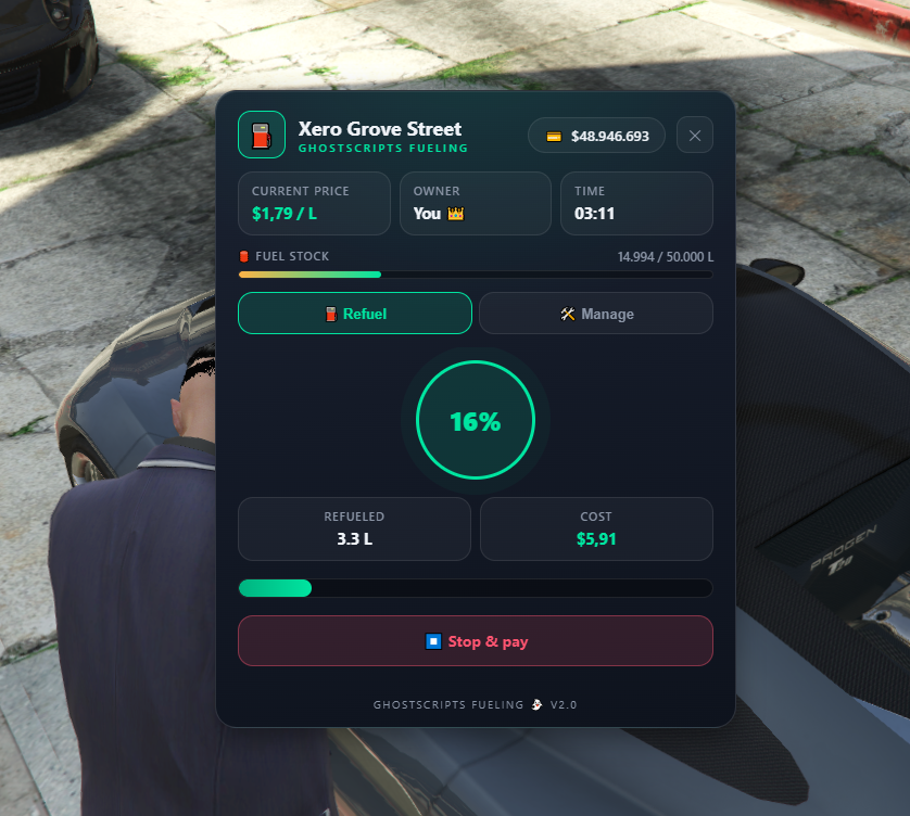 👻⛽ GHOSTSCRIPTS | FUELING SYSTEM