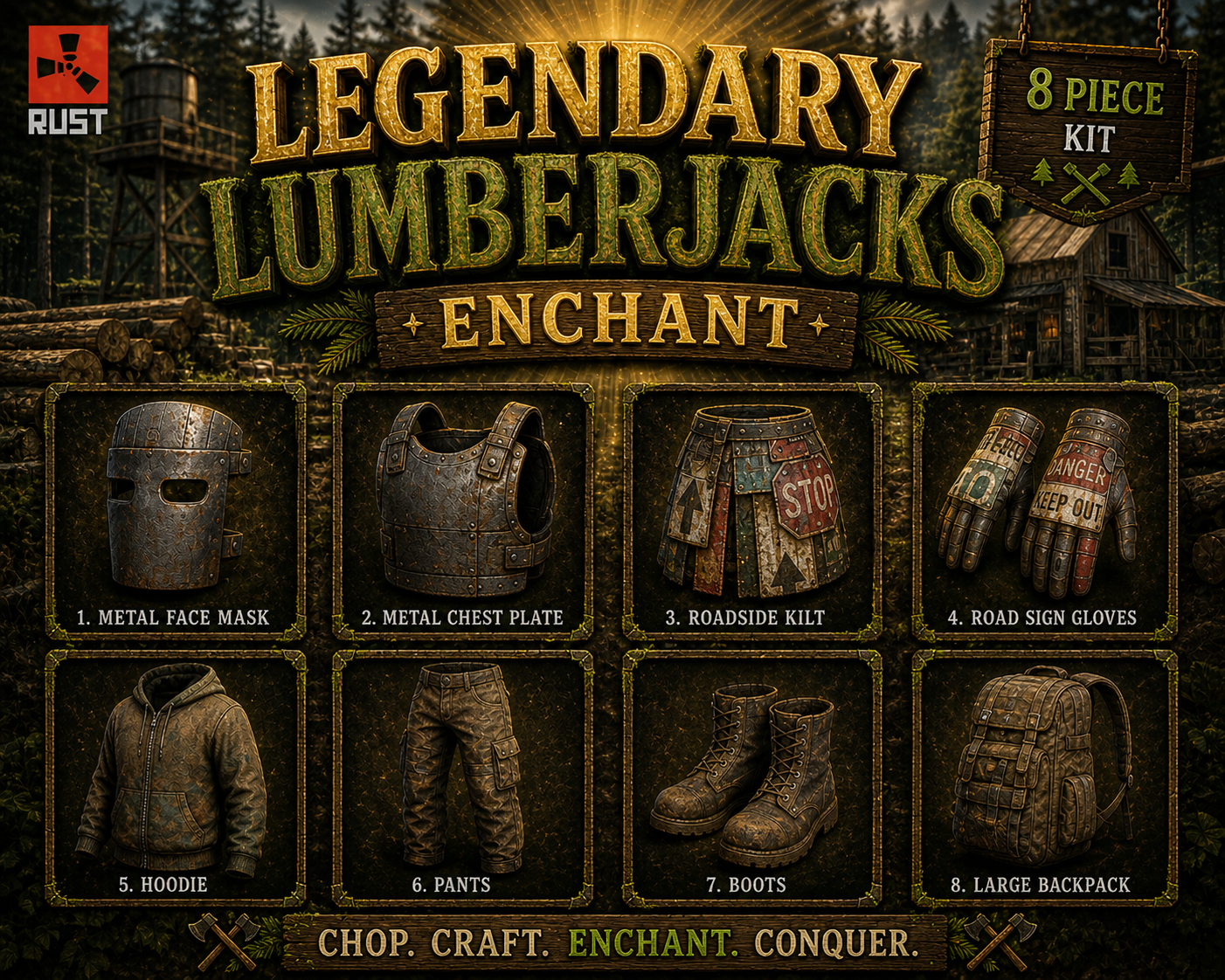 LUMBERJACK - Legendary Enchanted Set
