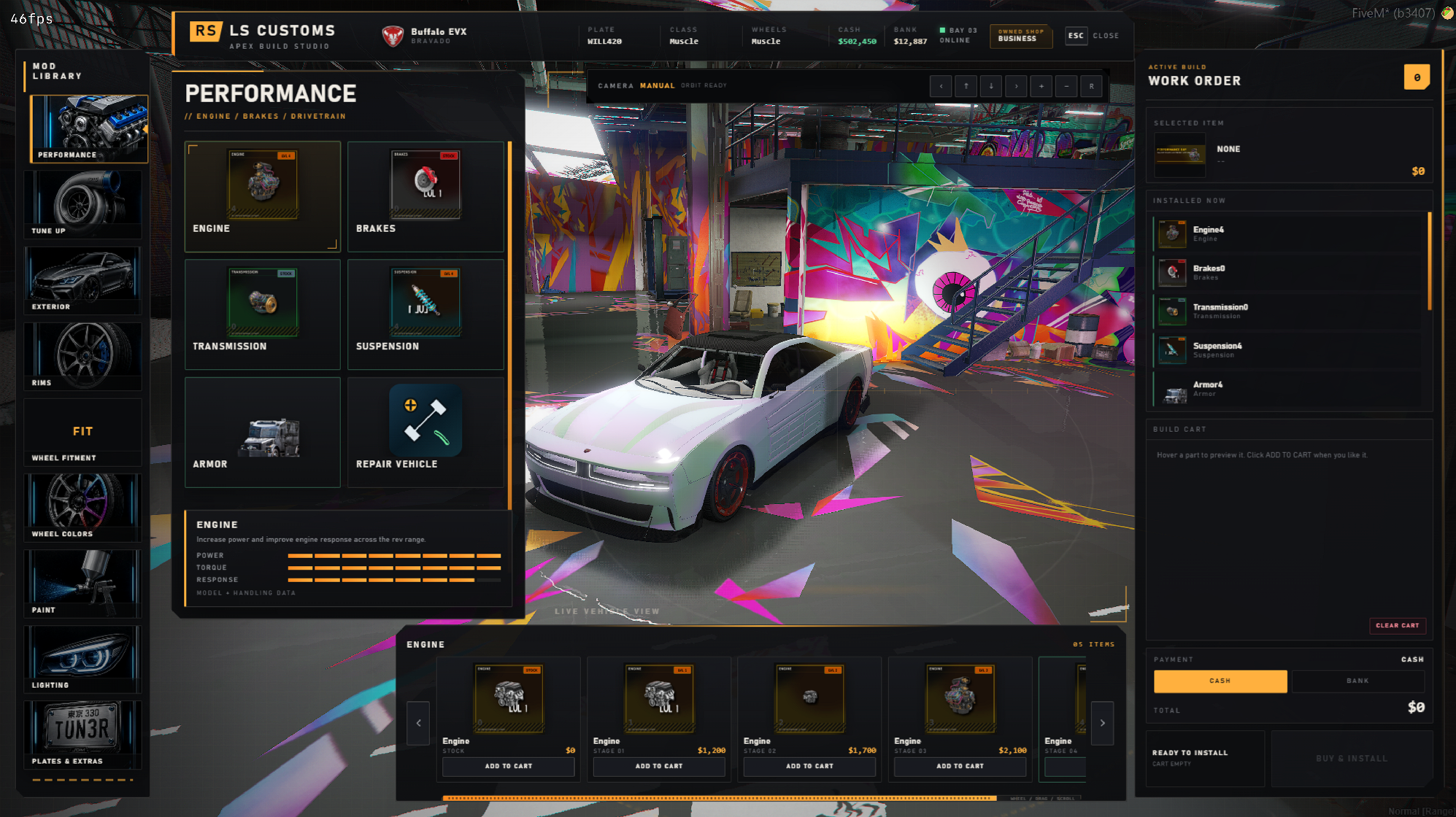 LS Customs OPEN SOURCE Tuner Shop, Mods, Chameleon colors, 400+ rims