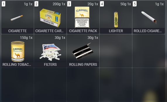 Shadow Cigarette - Realistic Smoking | ESX + ox_inventory | Lighter Required | Crafting