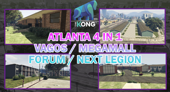 ATLANTA PACK 4 IN 1 - FORUM DRIVE / DAVIS PLACE / REPLACE MEGAMALL / VAGOS HOOD