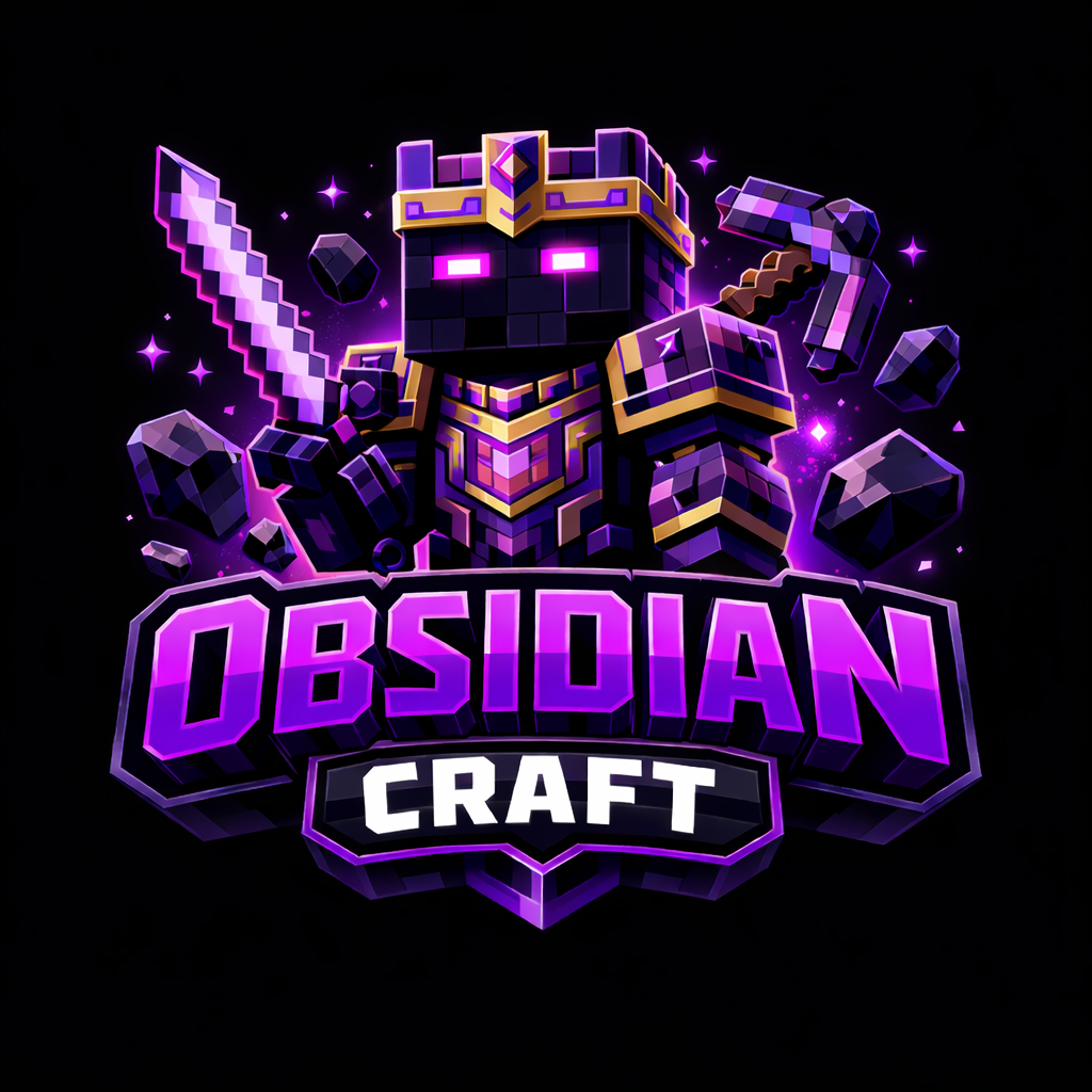 ObsidianCraft Logo