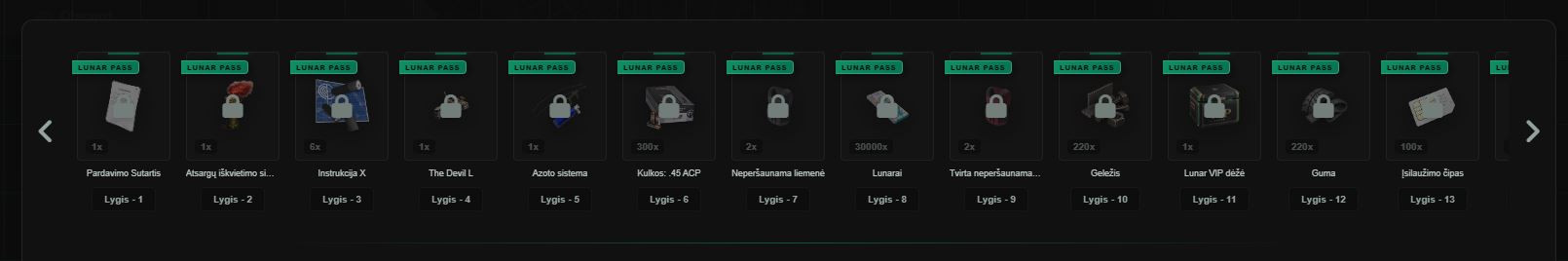 „Lunar Pass“ apdovanojimai