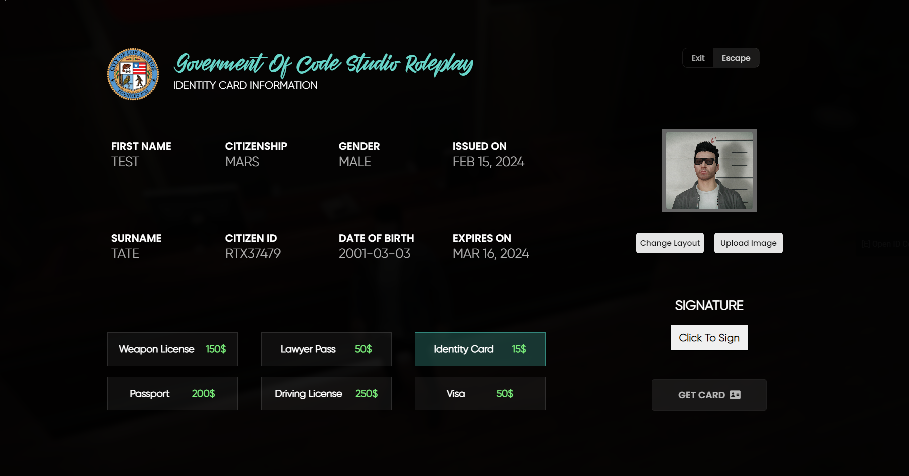 Code Studio | Modern ID Card