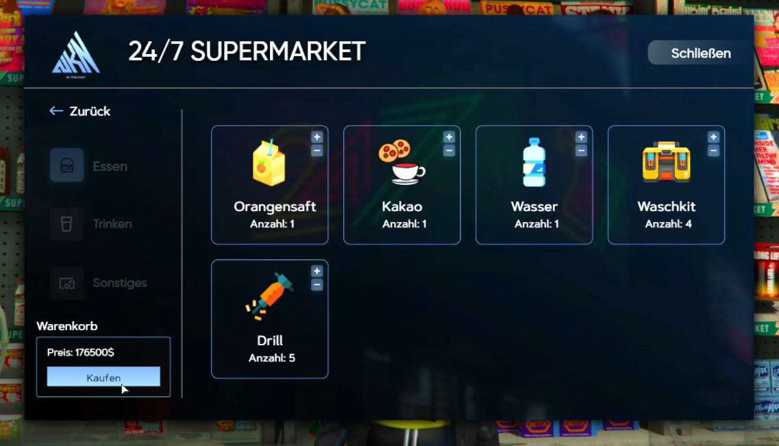 [PAID][ESX] Supermarket with fancy UI thumbnail 2