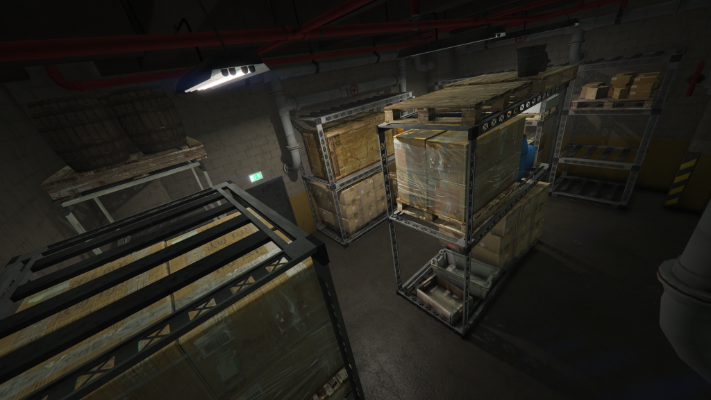 Small warehouse storage setup GTA V FiveM Interior MLO