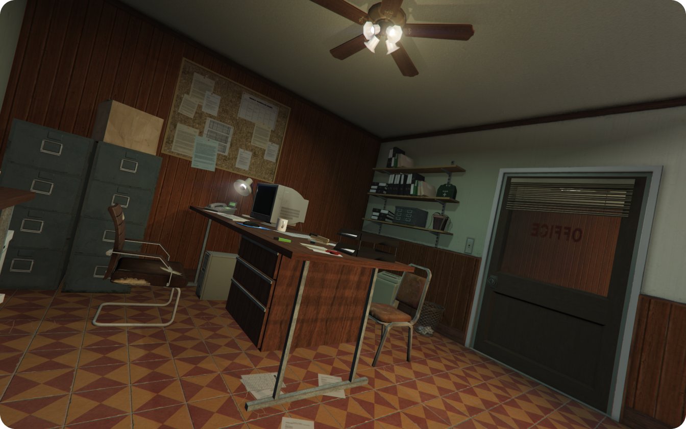 Laundry owner office GTA V FiveM Interior MLO