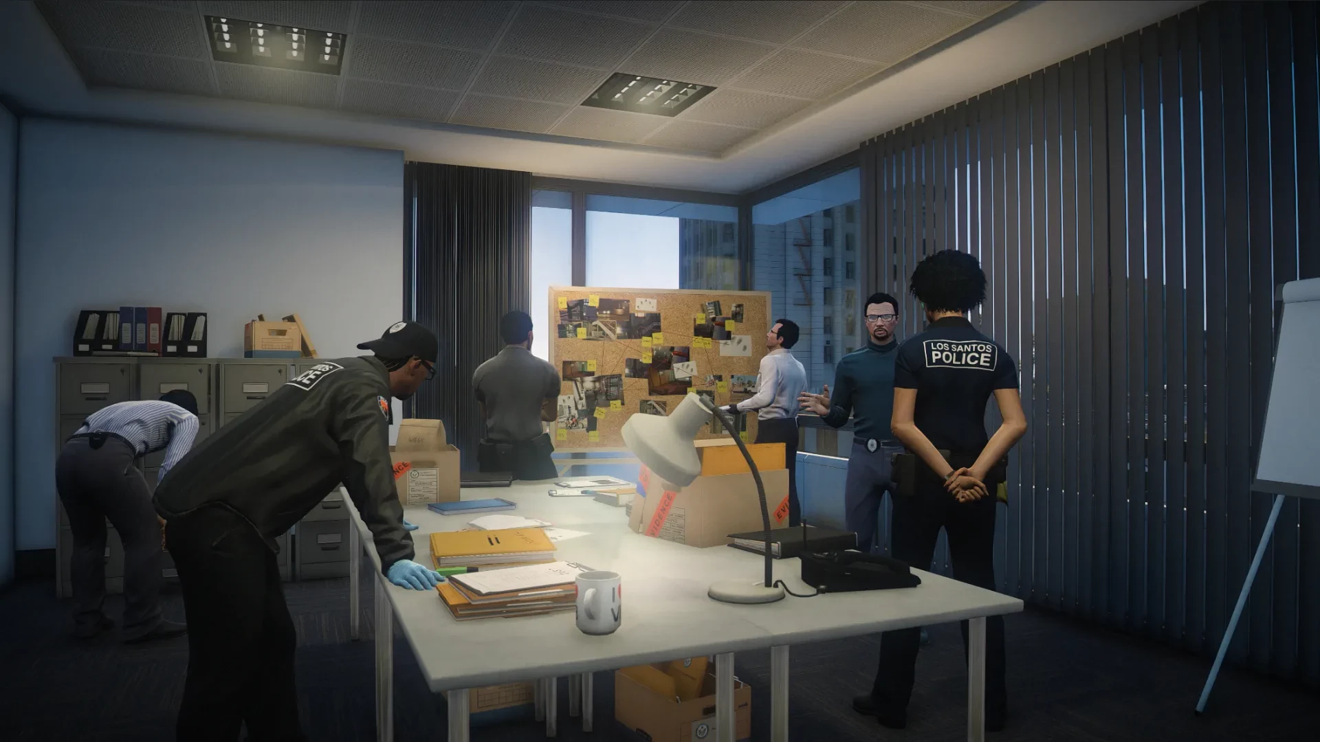 Vespucci Police Department detectives office GTA V FiveM Interior MLO